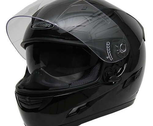 Moto helma Cyber US-80, černá