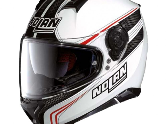 Moto helma Nolan N87 Rapid N-Com Metal White 17