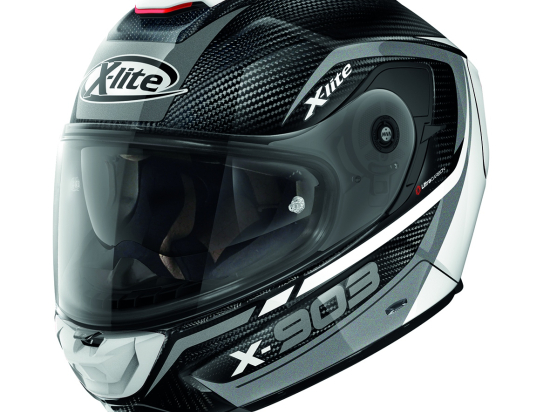 Moto helma X-Lite X-903 Ultra Carbon Cavalcade N-Com Carbon 11