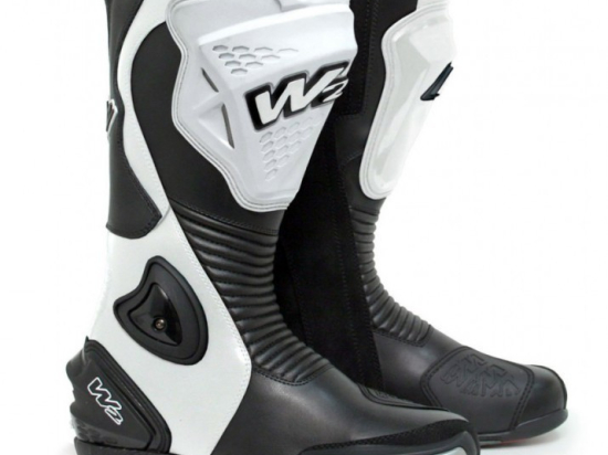 Sportovní pánské moto boty W2 Adria, bílé
