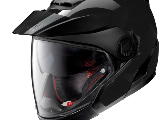 Moto helma Nolan N40-5 GT Classic N-Com Glossy Black 3