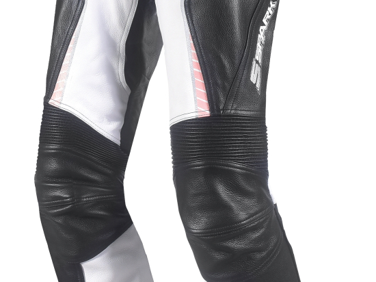 Dámské kožené moto kalhoty Spark Lina, Pink