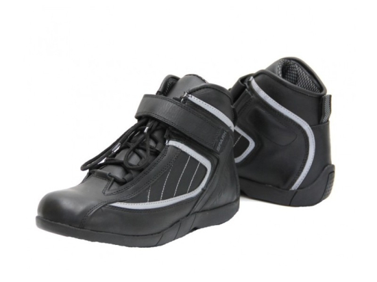 Cestovní moto boty Spark Urban, černé - odřený nárt