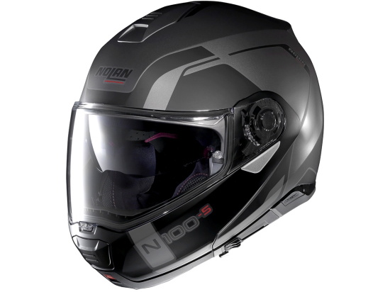 Moto helma Nolan N100-5 Consistency N-Com Flat Lava Grey 20