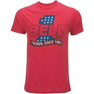 Pánské tričko Bell Red Heather, Red