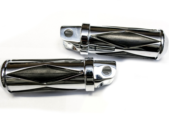 Stupačky TechStar Diamond, stříbrné