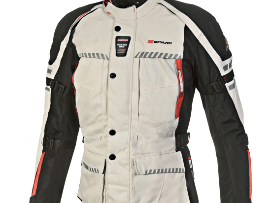 Pánská textilní moto bunda Spark Escape, šedá