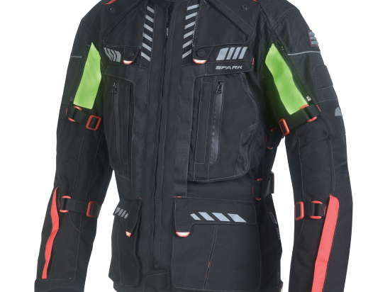 Pánská textilní moto bunda Spark Expedition, černá