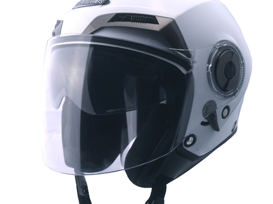 Moto helma Cyber U-44, bílá