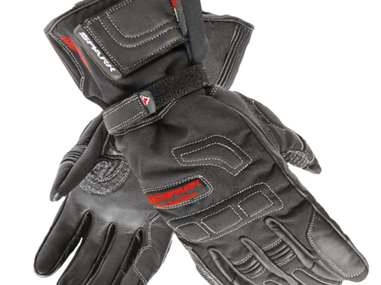 Pánské textilní moto rukavice Spark Manta, černé