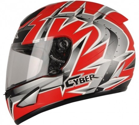 Moto helma Cyber US-95, červená matná