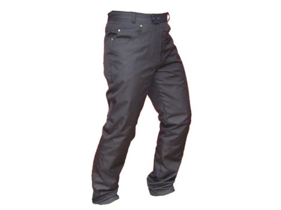 Pánské textilní moto kalhoty Spark Jeans, černé matné