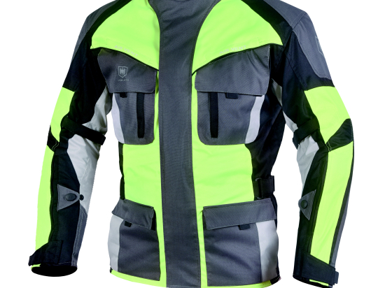Pánská textilní moto bunda Cyber Gear Tour Long, Fluo