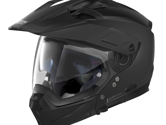 Moto helma Nolan N70-2 X Classic N-Com Flat Black 10