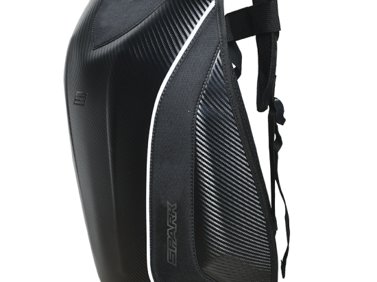Aerodynamický batoh Spark BP17 na motorku, imitace carbonu