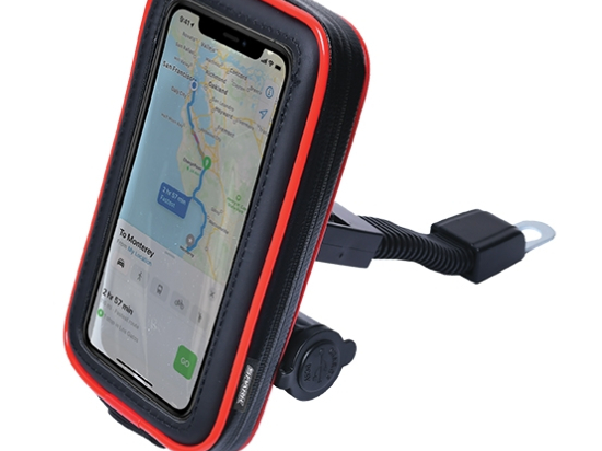 Pouzdro Spark MTH1-63R na mobil "6,3  s držákem a USB nabíječkou