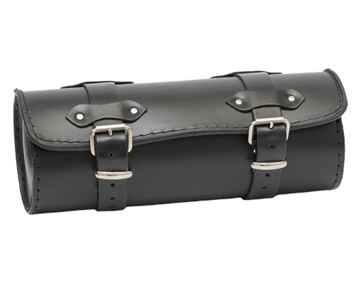 Kožená moto brašna TechStar rolka Star hladká prošitá