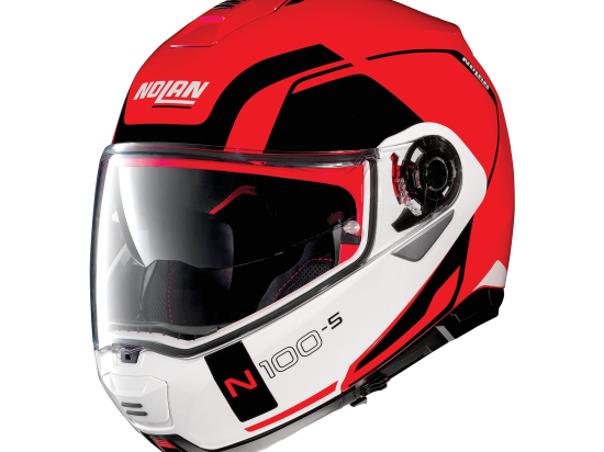 Moto helma Nolan N100-5 Consistency N-Com Corsa Red 23