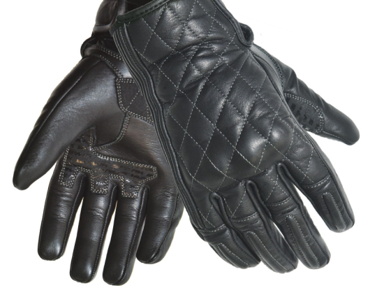 Dámské kožené moto rukavice Spark Lady Isabelle, černé