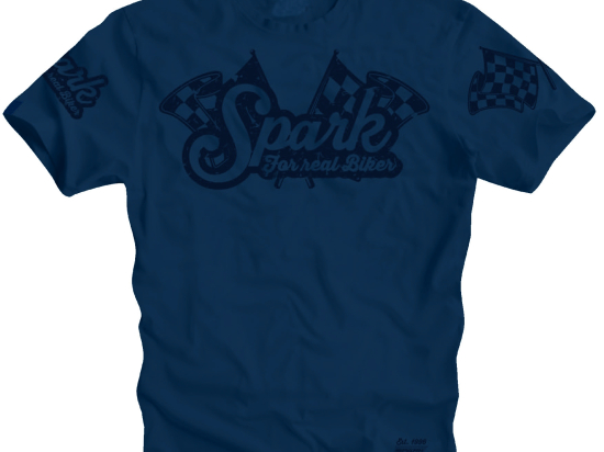 Pánské tričko Spark S 015-N, modré