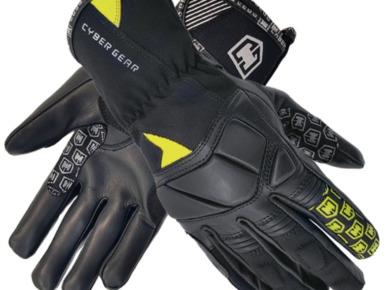 Pánské textilní moto rukavice Cyber Gear Pint, černé