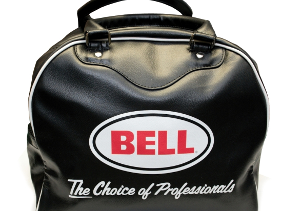 Kožená taška BELL na moto helmu