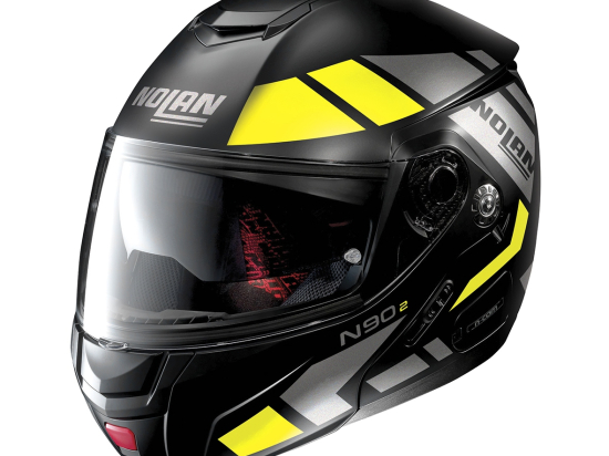 Moto helma Nolan N90-2 Euclid N-Com Flat Black 27