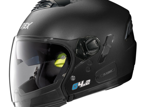 Moto helma Grex G4.2 PRO Kinetic N-Com Black Graphite 5