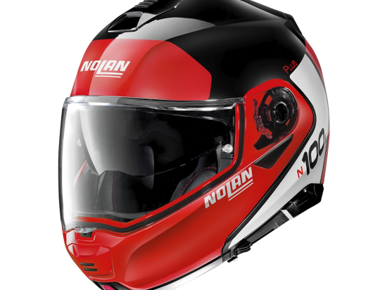 Moto helma Nolan N100-5 Plus Distinctive N-Com Glossy Black 27