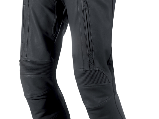 Pánské kožené moto kalhoty Spark Motostar, černé