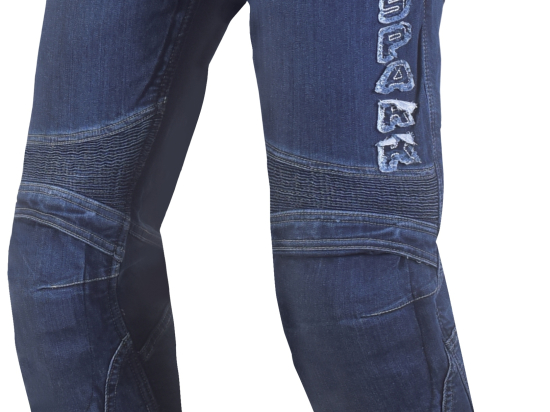 Pánské textilní moto kalhoty Spark Hawk, modré