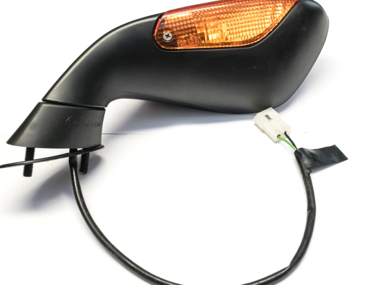 Zrcátko TechStar s blinkrem na Aprilia RSV 1000 FACTORY, levá strana