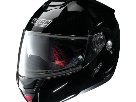 Moto helma Nolan N90-2 Classic N-Com Glossy Black 3
