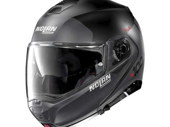 Moto helma Nolan N100-5 Plus Distinctive N-Com Flat Black 21