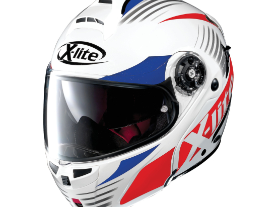Moto helma X-Lite X-1004 Nordhelle N-Com Metal White 19