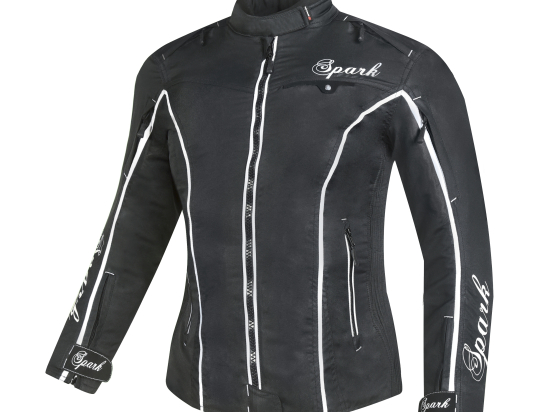 Dámská textilní moto bunda Spark Nora, černá