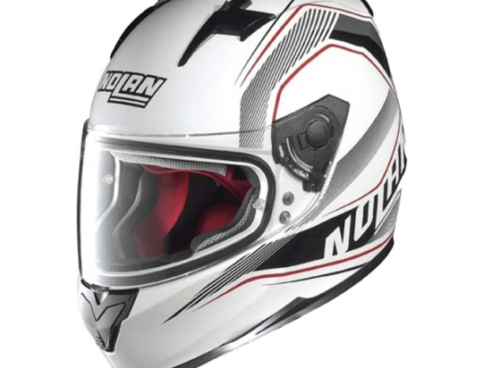 Moto helma Nolan N64 Swerve Metal White 81