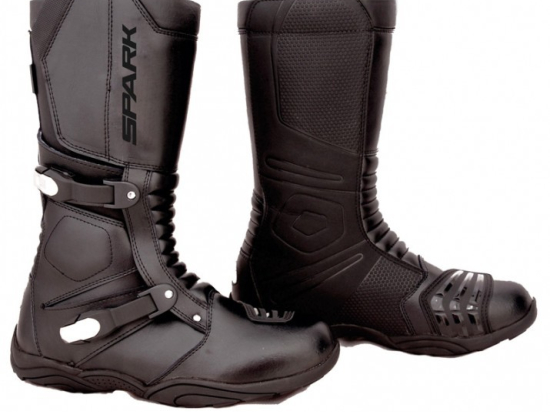 Cestovní moto boty Spark Raiden, černé