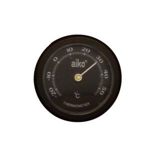 Teploměr na motocykl černý, univerzální