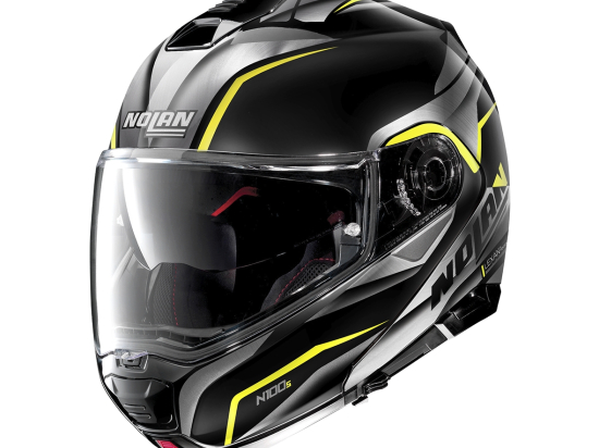 Moto helma Nolan N100-5 Balteus N-Com Flat Black 43