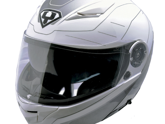Moto helma Yohe 950-16, White, Grey