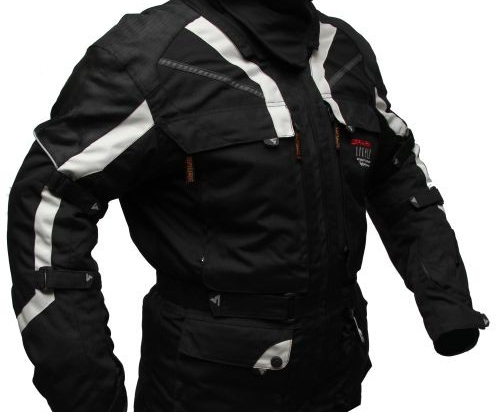 Pánská textilní moto bunda Spark Adventure, černá