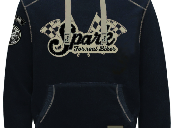 Pánská mikina Spark 002, černá