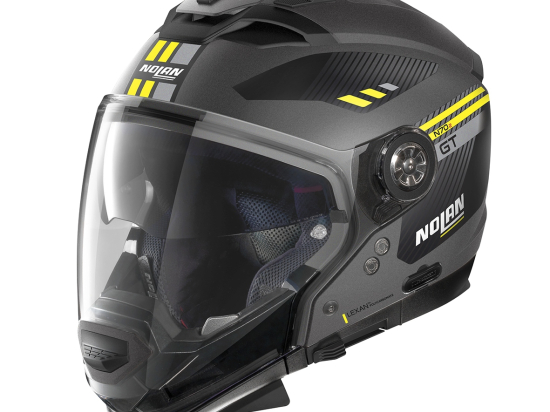 Moto helma Nolan N70-2 GT Bellavista N-Com Flat Lava Grey 20