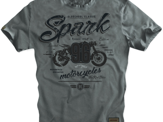 Pánské tričko Spark S 018, šedé