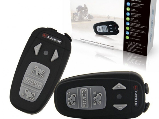 Interkom Lexin MAX88 Dual Kit, černá