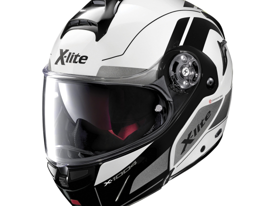 Moto helma X-Lite X-1004 Charismatic N-Com Glossy White 24