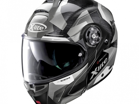 Moto helma X-Lite X-1004 Ultra Carbon Dedalon N-Com Glossy Black 16