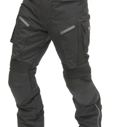 Pánské textilní moto kalhoty Spark Challenger, černé