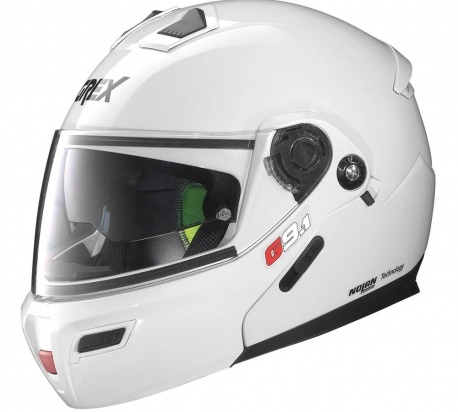 Moto helma Grex G9.1 Evolve Kinetic N-Com Metal White 24